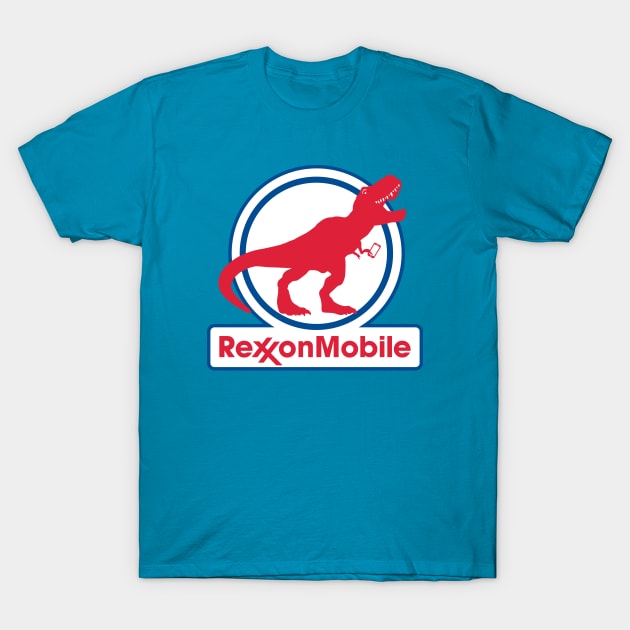 T-rex RexxonMobile T-Shirt by directdesign